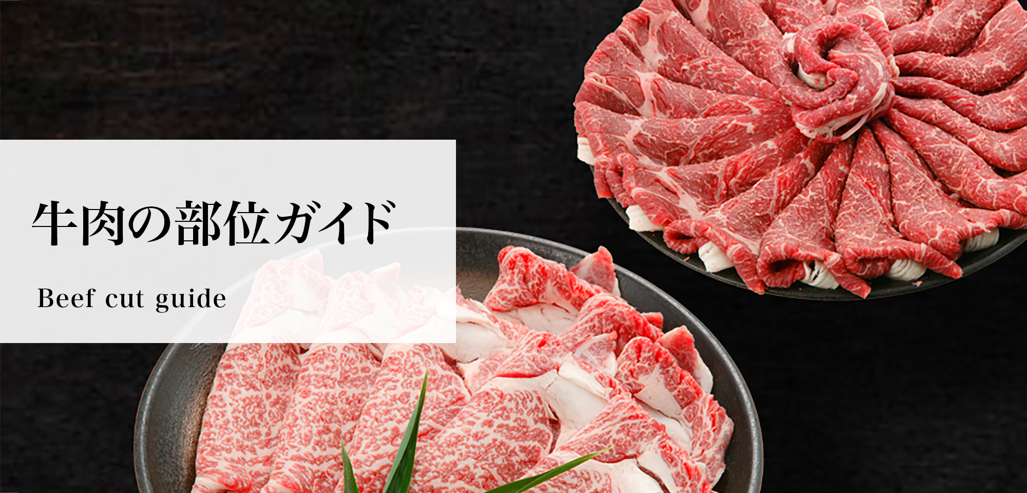 牛肉の部位ガイド Beef cut guide